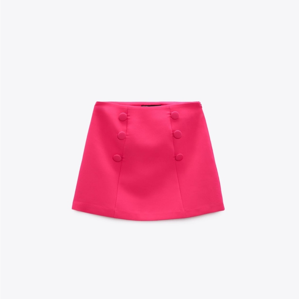 ZARA BLOGGERS FAVORITE BUTTONED MINI SKIRT